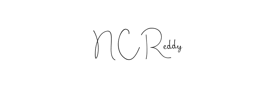 N C Reddy stylish signature style. Best Handwritten Sign (Andilay-7BmLP) for my name. Handwritten Signature Collection Ideas for my name N C Reddy. N C Reddy signature style 4 images and pictures png