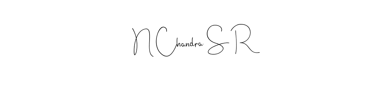 This is the best signature style for the N Chandra S R name. Also you like these signature font (Andilay-7BmLP). Mix name signature. N Chandra S R signature style 4 images and pictures png