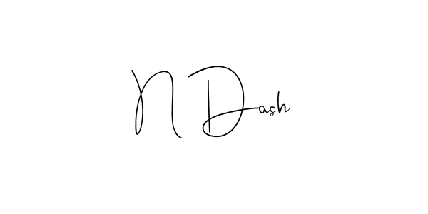 Also we have N Dash name is the best signature style. Create professional handwritten signature collection using Andilay-7BmLP autograph style. N Dash signature style 4 images and pictures png