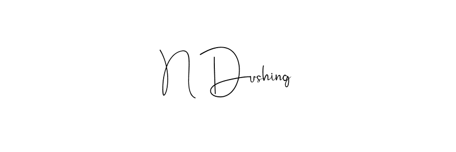 if you are searching for the best signature style for your name N Dushing. so please give up your signature search. here we have designed multiple signature styles  using Andilay-7BmLP. N Dushing signature style 4 images and pictures png