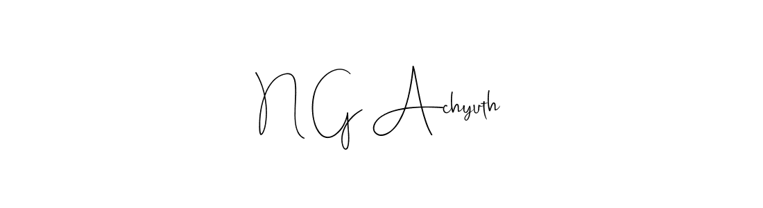 How to make N G Achyuth signature? Andilay-7BmLP is a professional autograph style. Create handwritten signature for N G Achyuth name. N G Achyuth signature style 4 images and pictures png