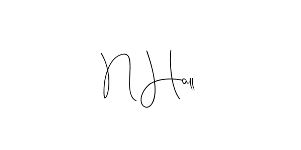 Use a signature maker to create a handwritten signature online. With this signature software, you can design (Andilay-7BmLP) your own signature for name N Hall. N Hall signature style 4 images and pictures png