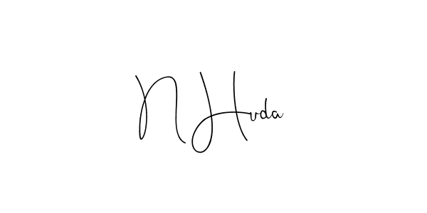 You can use this online signature creator to create a handwritten signature for the name N Huda. This is the best online autograph maker. N Huda signature style 4 images and pictures png