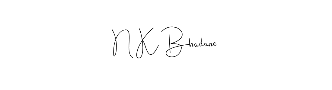 You can use this online signature creator to create a handwritten signature for the name N K Bhadane. This is the best online autograph maker. N K Bhadane signature style 4 images and pictures png