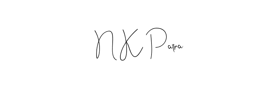 Andilay-7BmLP is a professional signature style that is perfect for those who want to add a touch of class to their signature. It is also a great choice for those who want to make their signature more unique. Get N K Patra name to fancy signature for free. N K Patra signature style 4 images and pictures png