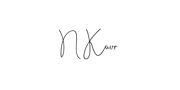 How to make N Kaur signature? Andilay-7BmLP is a professional autograph style. Create handwritten signature for N Kaur name. N Kaur signature style 4 images and pictures png