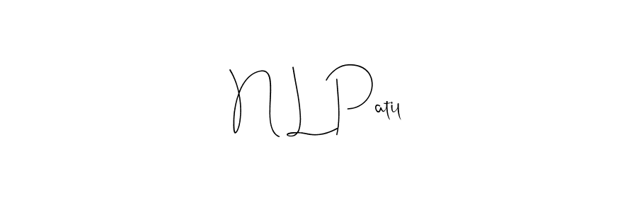 Design your own signature with our free online signature maker. With this signature software, you can create a handwritten (Andilay-7BmLP) signature for name N L Patil. N L Patil signature style 4 images and pictures png