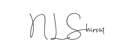Use a signature maker to create a handwritten signature online. With this signature software, you can design (Andilay-7BmLP) your own signature for name N L Shirsat. N L Shirsat signature style 4 images and pictures png