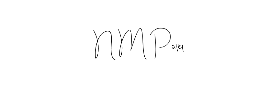 How to Draw N M Patel signature style? Andilay-7BmLP is a latest design signature styles for name N M Patel. N M Patel signature style 4 images and pictures png