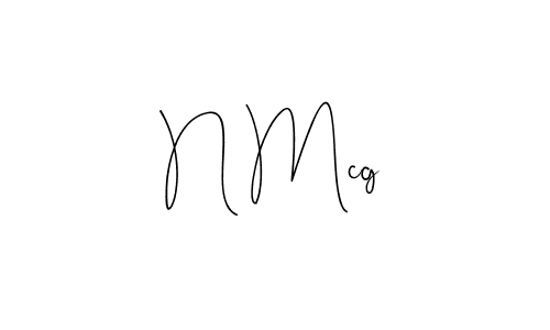 if you are searching for the best signature style for your name N Mcg. so please give up your signature search. here we have designed multiple signature styles  using Andilay-7BmLP. N Mcg signature style 4 images and pictures png