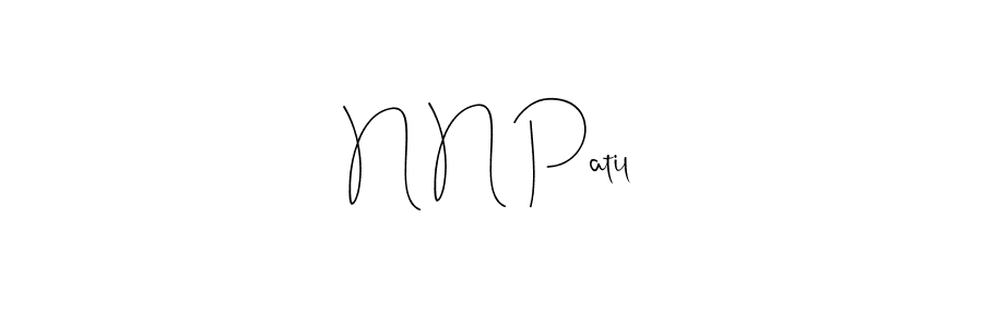 Design your own signature with our free online signature maker. With this signature software, you can create a handwritten (Andilay-7BmLP) signature for name N N Patil. N N Patil signature style 4 images and pictures png