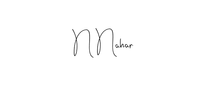 Best and Professional Signature Style for N Nahar. Andilay-7BmLP Best Signature Style Collection. N Nahar signature style 4 images and pictures png