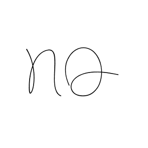 How to make N O signature? Andilay-7BmLP is a professional autograph style. Create handwritten signature for N O name. N O signature style 4 images and pictures png