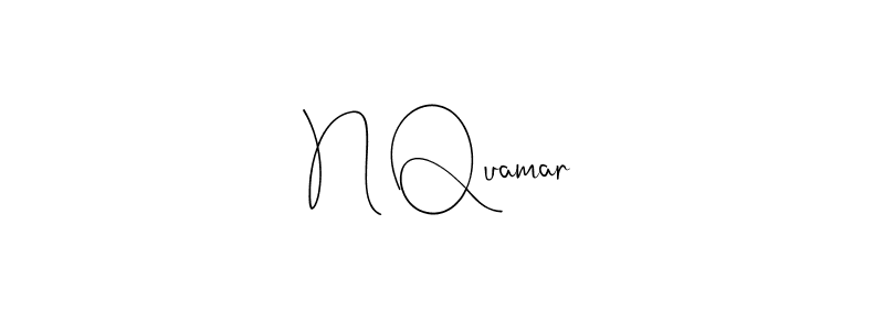 N Quamar stylish signature style. Best Handwritten Sign (Andilay-7BmLP) for my name. Handwritten Signature Collection Ideas for my name N Quamar. N Quamar signature style 4 images and pictures png