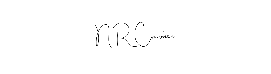 How to Draw N R Chauhan signature style? Andilay-7BmLP is a latest design signature styles for name N R Chauhan. N R Chauhan signature style 4 images and pictures png