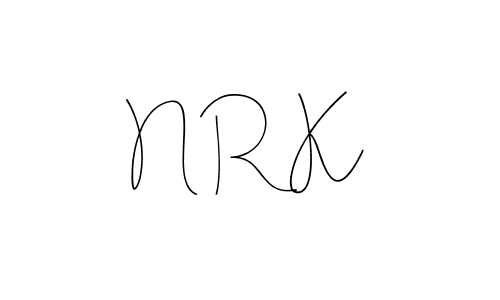 Also we have N R K name is the best signature style. Create professional handwritten signature collection using Andilay-7BmLP autograph style. N R K signature style 4 images and pictures png