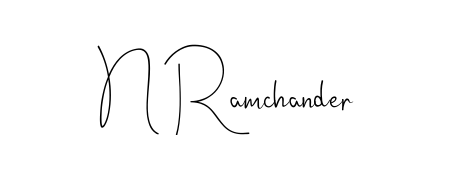An effortless, minimalist signature concept for N Ramchander using Andilay-7BmLP design. Clean lines that look great on any document. N Ramchander signature style 4 images and pictures png
