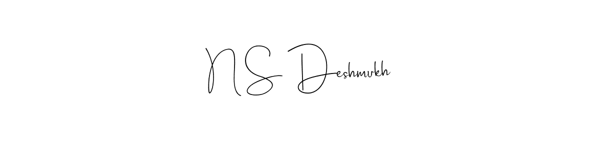 Best and Professional Signature Style for N S Deshmukh. Andilay-7BmLP Best Signature Style Collection. N S Deshmukh signature style 4 images and pictures png