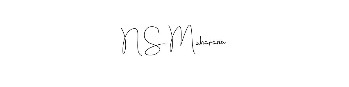 if you are searching for the best signature style for your name N S Maharana. so please give up your signature search. here we have designed multiple signature styles  using Andilay-7BmLP. N S Maharana signature style 4 images and pictures png