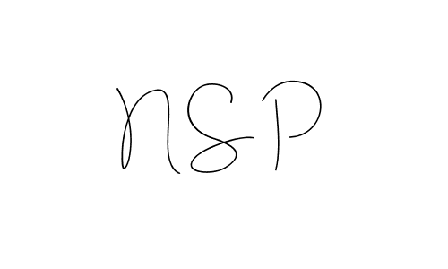 Make a beautiful signature design for name N S P. Use this online signature maker to create a handwritten signature for free. N S P signature style 4 images and pictures png