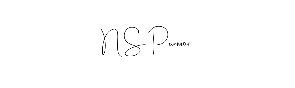 You should practise on your own different ways (Andilay-7BmLP) to write your name (N S Parmar) in signature. don't let someone else do it for you. N S Parmar signature style 4 images and pictures png