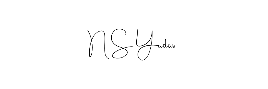 Also we have N S Yadav name is the best signature style. Create professional handwritten signature collection using Andilay-7BmLP autograph style. N S Yadav signature style 4 images and pictures png
