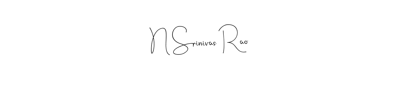 You should practise on your own different ways (Andilay-7BmLP) to write your name (N Srinivas Rao) in signature. don't let someone else do it for you. N Srinivas Rao signature style 4 images and pictures png