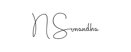 Also You can easily find your signature by using the search form. We will create N Sunandha name handwritten signature images for you free of cost using Andilay-7BmLP sign style. N Sunandha signature style 4 images and pictures png