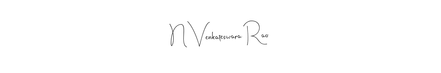 The best way (Andilay-7BmLP) to make a short signature is to pick only two or three words in your name. The name N Venkateswara Rao include a total of six letters. For converting this name. N Venkateswara Rao signature style 4 images and pictures png
