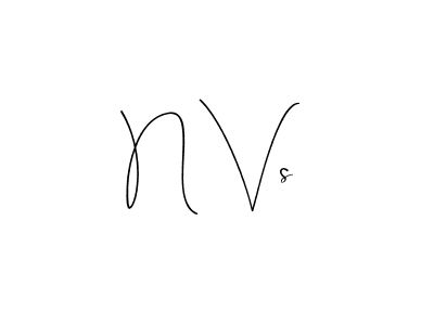 N Vs stylish signature style. Best Handwritten Sign (Andilay-7BmLP) for my name. Handwritten Signature Collection Ideas for my name N Vs. N Vs signature style 4 images and pictures png