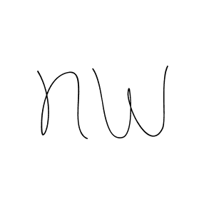 It looks lik you need a new signature style for name N W. Design unique handwritten (Andilay-7BmLP) signature with our free signature maker in just a few clicks. N W signature style 4 images and pictures png