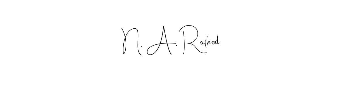 Best and Professional Signature Style for N. A. Rathod. Andilay-7BmLP Best Signature Style Collection. N. A. Rathod signature style 4 images and pictures png