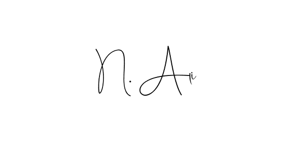 How to make N. Ali signature? Andilay-7BmLP is a professional autograph style. Create handwritten signature for N. Ali name. N. Ali signature style 4 images and pictures png