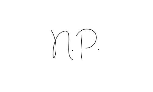 Make a beautiful signature design for name N. P.. Use this online signature maker to create a handwritten signature for free. N. P. signature style 4 images and pictures png