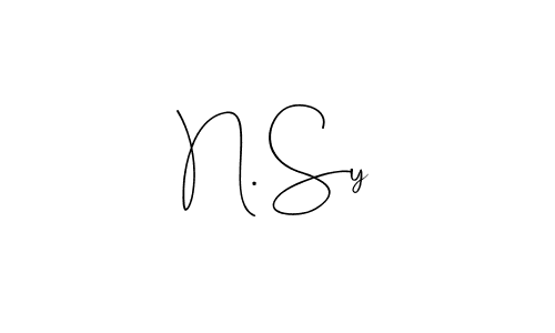 Check out images of Autograph of N. Sy name. Actor N. Sy Signature Style. Andilay-7BmLP is a professional sign style online. N. Sy signature style 4 images and pictures png