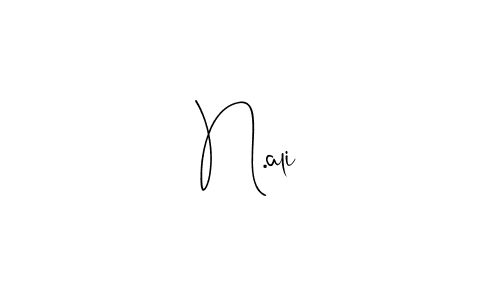 How to Draw N.ali signature style? Andilay-7BmLP is a latest design signature styles for name N.ali. N.ali signature style 4 images and pictures png