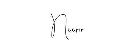 How to make Naaru signature? Andilay-7BmLP is a professional autograph style. Create handwritten signature for Naaru name. Naaru signature style 4 images and pictures png