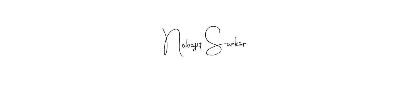 The best way (Andilay-7BmLP) to make a short signature is to pick only two or three words in your name. The name Nabajit Sarkar include a total of six letters. For converting this name. Nabajit Sarkar signature style 4 images and pictures png