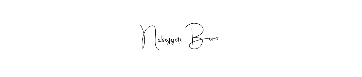 Design your own signature with our free online signature maker. With this signature software, you can create a handwritten (Andilay-7BmLP) signature for name Nabajyoti Boro. Nabajyoti Boro signature style 4 images and pictures png