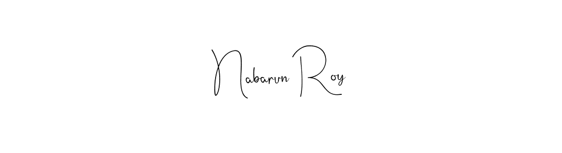 Also we have Nabarun Roy name is the best signature style. Create professional handwritten signature collection using Andilay-7BmLP autograph style. Nabarun Roy signature style 4 images and pictures png
