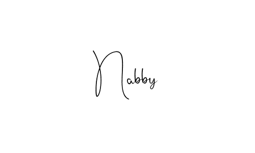 Once you've used our free online signature maker to create your best signature Andilay-7BmLP style, it's time to enjoy all of the benefits that Nabby name signing documents. Nabby signature style 4 images and pictures png