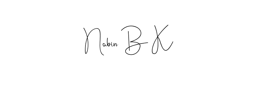 You can use this online signature creator to create a handwritten signature for the name Nabin B K. This is the best online autograph maker. Nabin B K signature style 4 images and pictures png