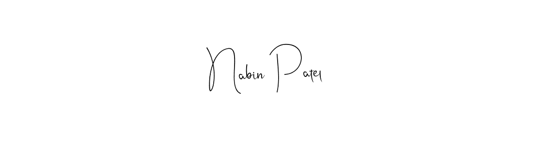 Andilay-7BmLP is a professional signature style that is perfect for those who want to add a touch of class to their signature. It is also a great choice for those who want to make their signature more unique. Get Nabin Patel name to fancy signature for free. Nabin Patel signature style 4 images and pictures png