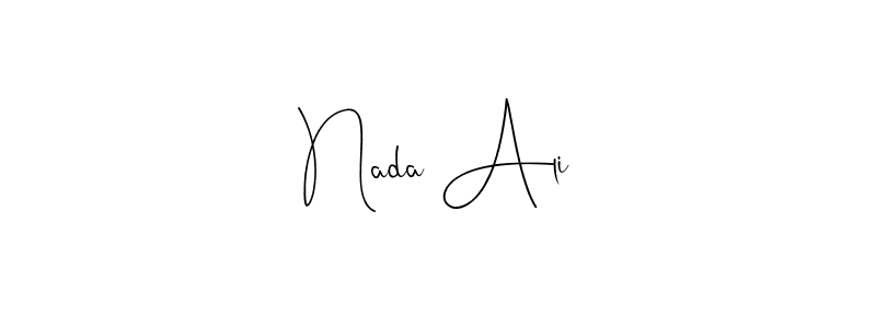 How to Draw Nada Ali signature style? Andilay-7BmLP is a latest design signature styles for name Nada Ali. Nada Ali signature style 4 images and pictures png