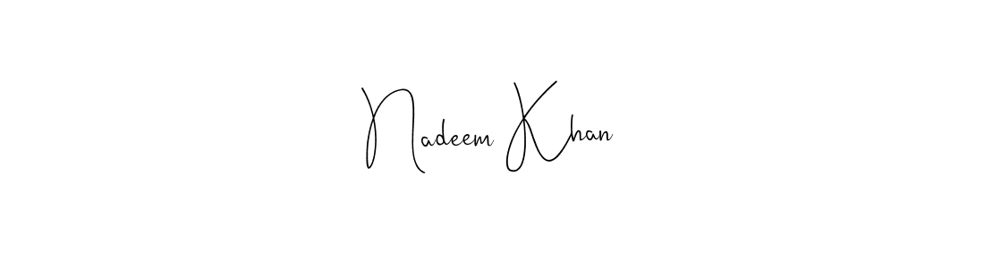 Once you've used our free online signature maker to create your best signature Andilay-7BmLP style, it's time to enjoy all of the benefits that Nadeem Khan name signing documents. Nadeem Khan signature style 4 images and pictures png