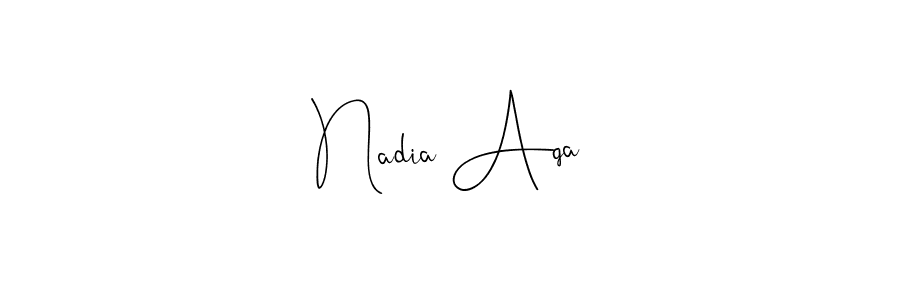 You can use this online signature creator to create a handwritten signature for the name Nadia Aqa. This is the best online autograph maker. Nadia Aqa signature style 4 images and pictures png