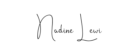 Give your name Nadine Lewi an exquisite flair with the Andilay-7BmLP script font. Ideal for contracts, resumes, and formal letterheads. Nadine Lewi signature style 4 images and pictures png
