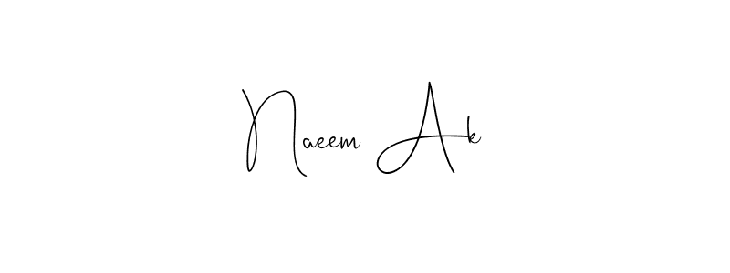 How to Draw Naeem Ak signature style? Andilay-7BmLP is a latest design signature styles for name Naeem Ak. Naeem Ak signature style 4 images and pictures png