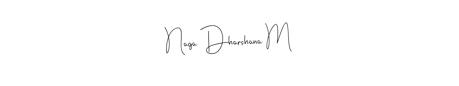 Here are the top 10 professional signature styles for the name Naga Dharshana M. These are the best autograph styles you can use for your name. Naga Dharshana M signature style 4 images and pictures png