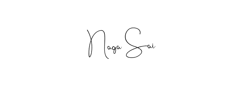 Make a beautiful signature design for name Naga Sai. Use this online signature maker to create a handwritten signature for free. Naga Sai signature style 4 images and pictures png